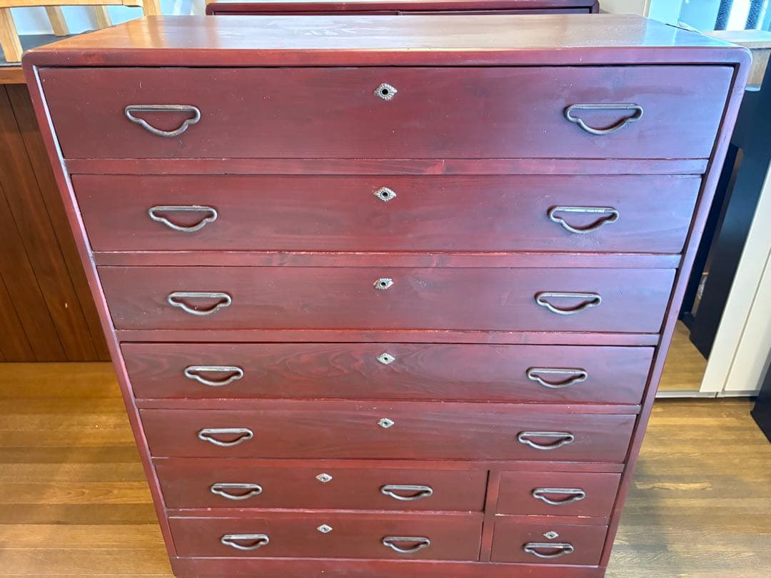 ①桐箪笥　レトロ　アンティーク　チェスト　和箪笥