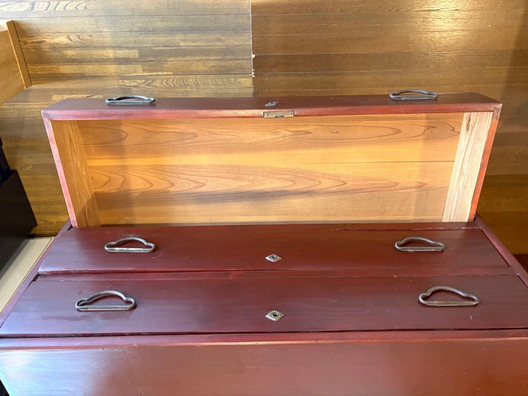 ①桐箪笥　レトロ　アンティーク　チェスト　和箪笥