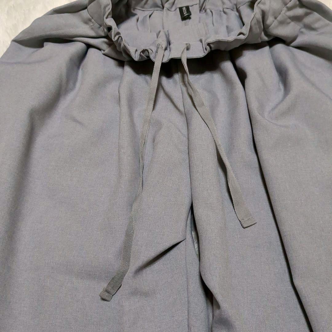 極美品✨mizuiro ind ワイドカーゴパンツ グレー 2024モデル
