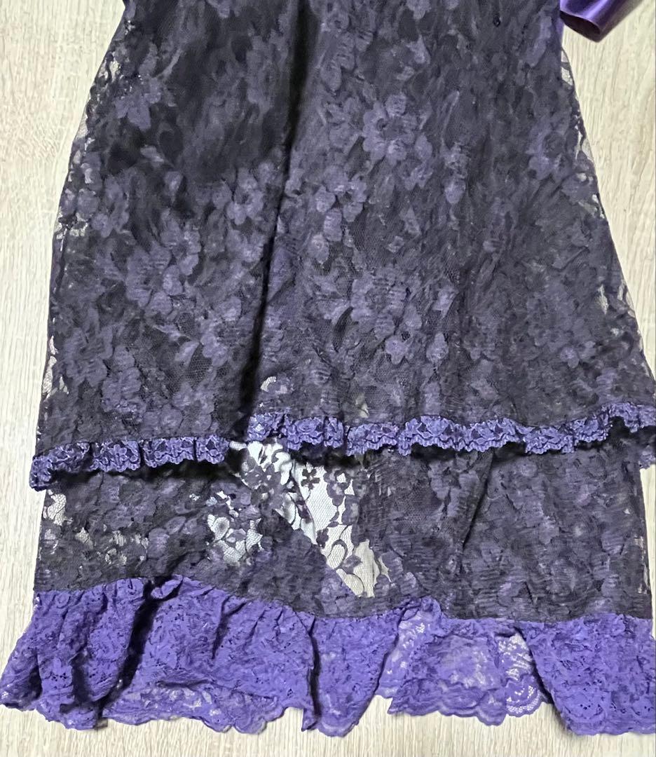 メタモルフォーゼ　追憶の姫君ハーフボンネット　紫×紫レース