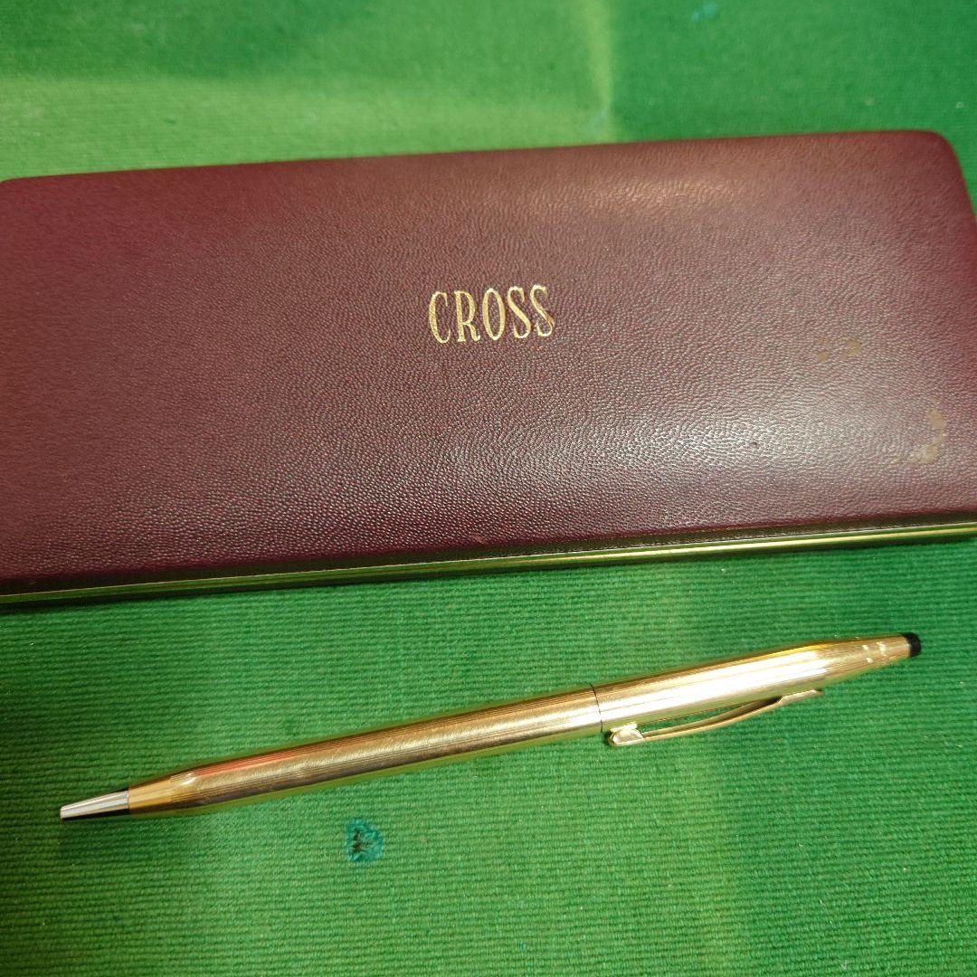 CROSS 14KT 1/20 金張　ボールペン　中古品