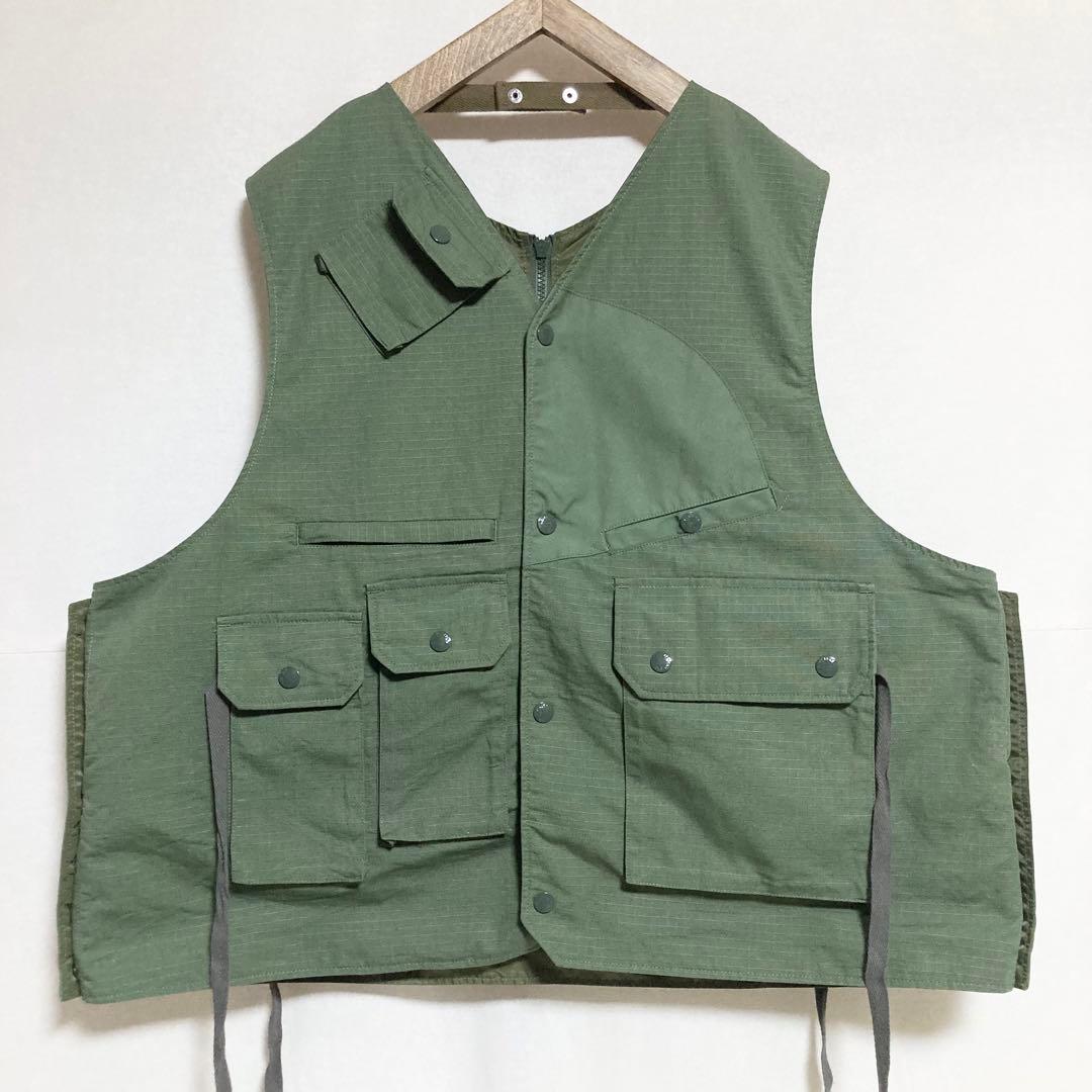 XLサイズ！ENGINEEREDGARMENTS ダブルフロントベスト