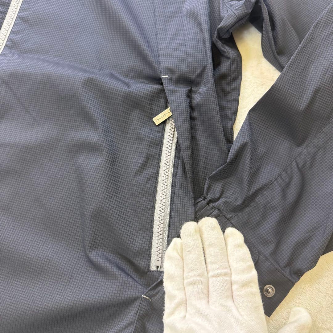 BURBERRY GOLF 刺繍ロゴ ブルゾン ジャケット ダークグレー LL
