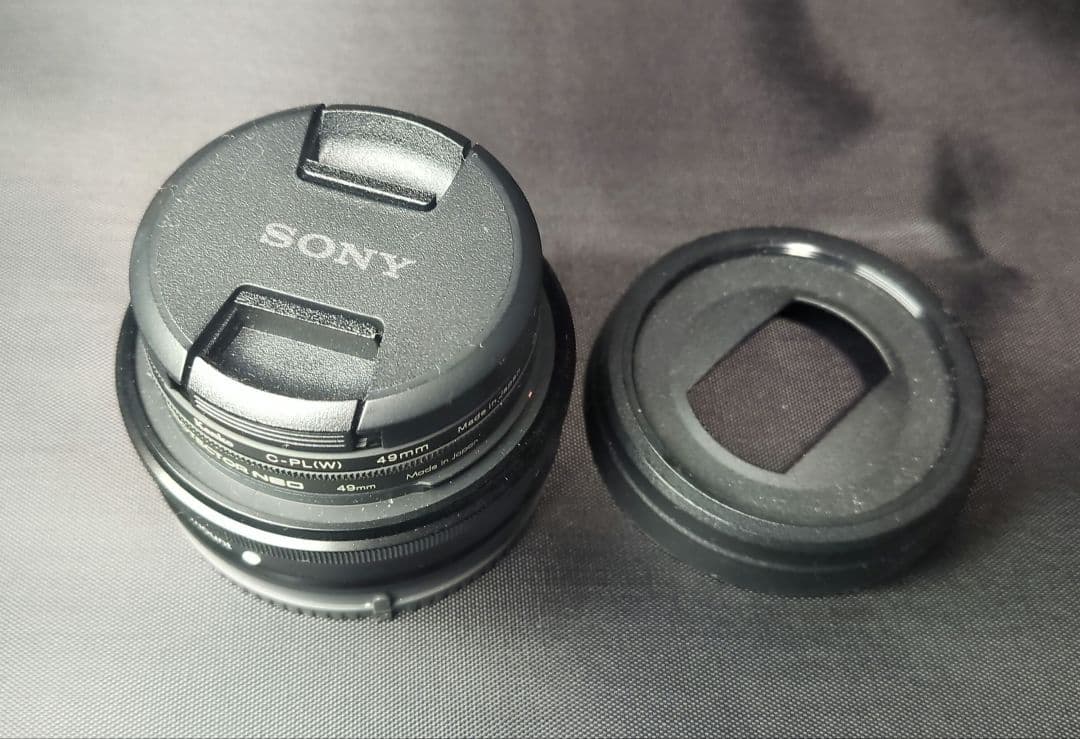 ソニー E 20mm F2.8 SEL20F28 プロテクタ等付き 美品