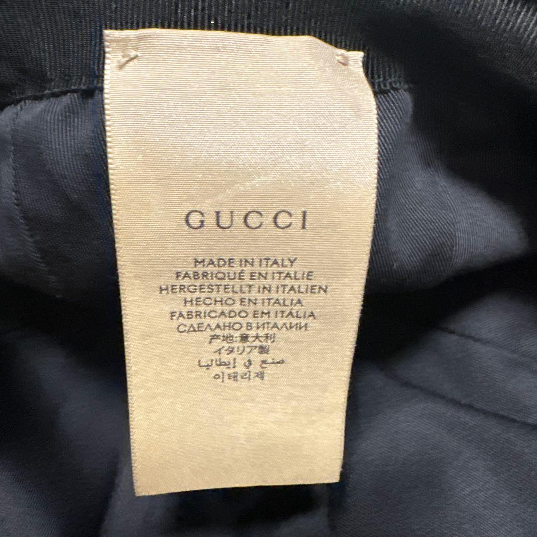 即購入⭕️週末限定値下げ　Gucci GGパターン ブラックキャップ