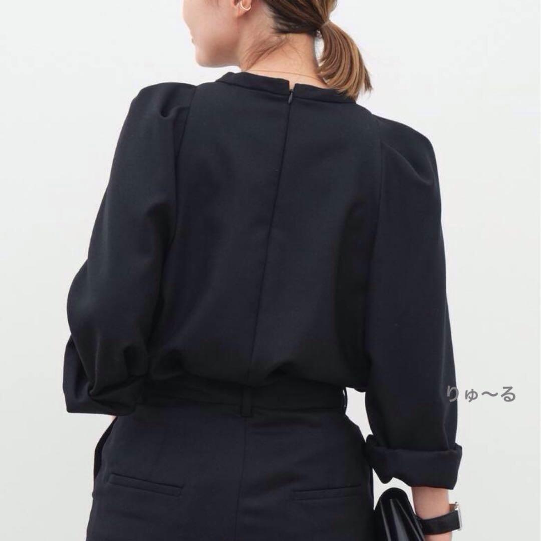 1回美品⭐️35200円⭐️ドゥーズィエムクラス Enchant ブラウス／ブラック