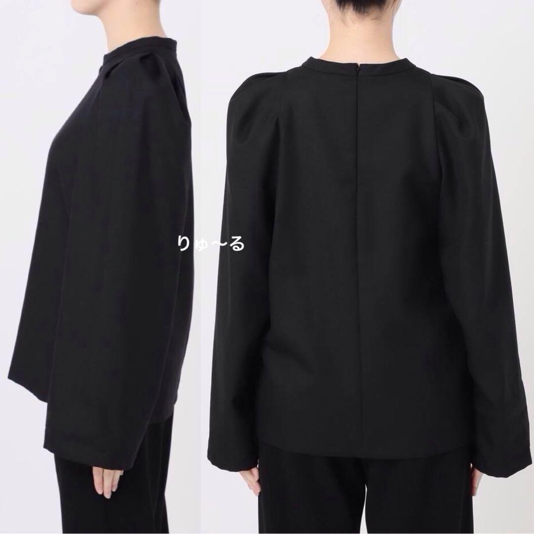 1回美品⭐️35200円⭐️ドゥーズィエムクラス Enchant ブラウス／ブラック