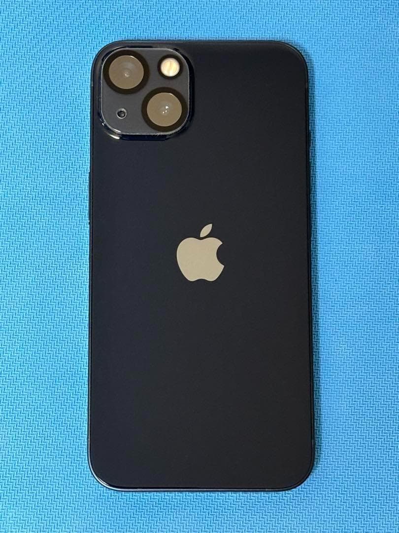 iPhone 13 128GB ミッドナイト SIMフリー 手帳型ケース付き