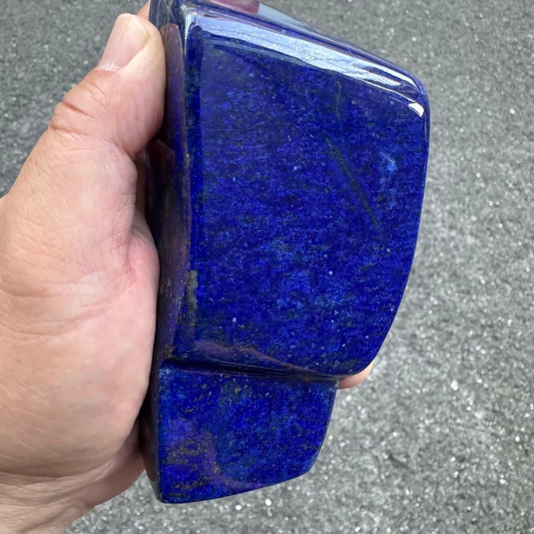 ☆ラピスラズリ☆5A☆引寄せ☆約720g☆アフガニスタン産☆天然無着色☆磨き原石