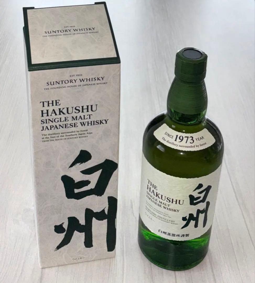 白州　HAKUSHU シングルモルトウイスキー 700ml 箱付き