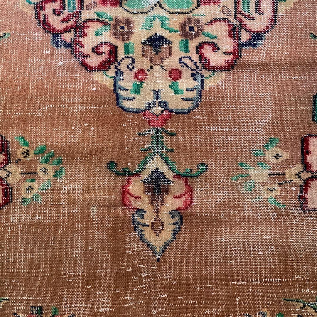 nyao様 超大判　271×140 超レア　トルコヴィンテージラグ　テラコッタ