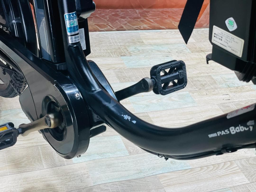 ハイエンドモデル⭐️ ヤマハ最上級バビー マットブラック！ 子供乗せ Y1692