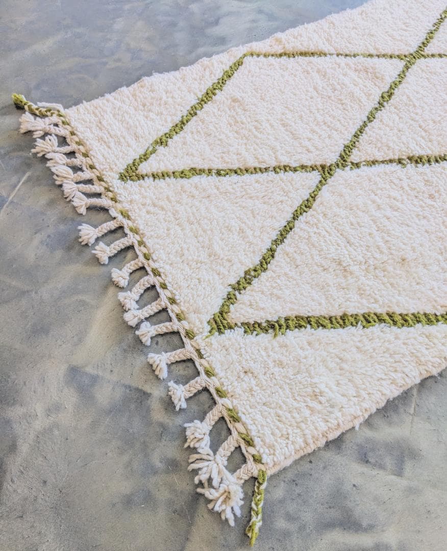 新品/未使用/1点物モロッコラグ-ベニワレン-No.16 101.5×146cm