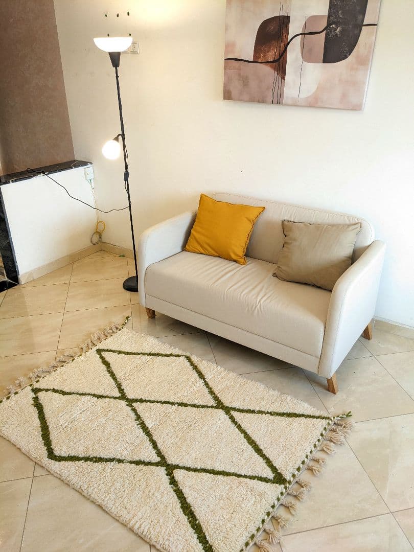 新品/未使用/1点物モロッコラグ-ベニワレン-No.16 101.5×146cm