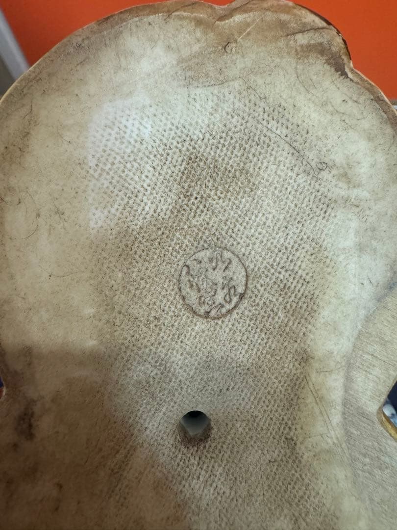 1780  古九谷焼　色絵母子人形　置物　時代物