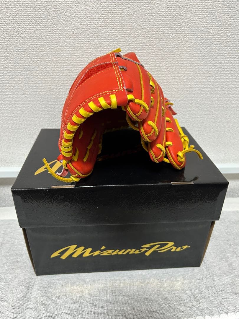 MizunoPro 軟式グローブ オレンジ