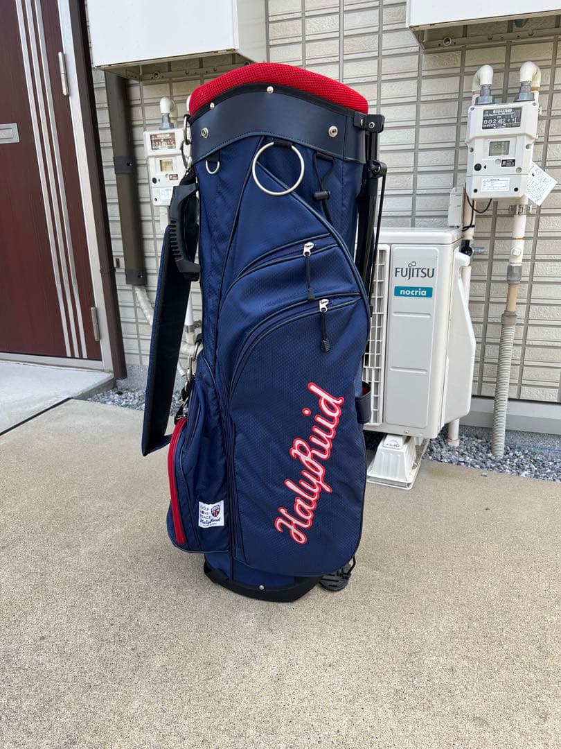 HALYRUID　スタンド式キャディーバック　ネイビー