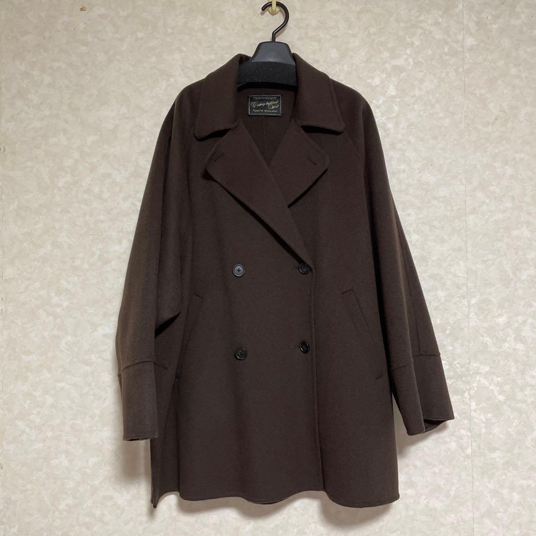 【美品】A part by カシープミドルジャケットコート/ブラウン/FREE