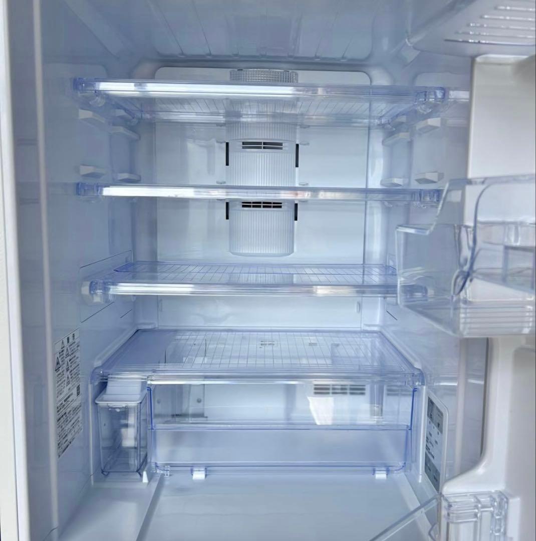 シャープ 冷蔵庫 SJ-GW35J-W 350L 2023年モデル　両開き