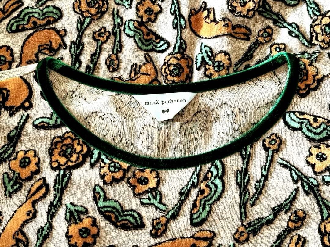 minä perhonen swimming flower ワンピース