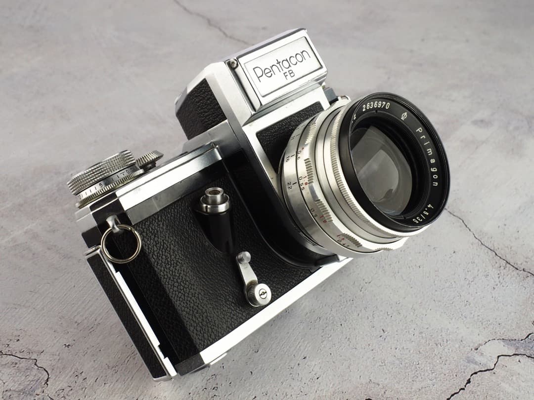 Pentacon FB 35mm一眼レフ Primagon 4.5/35