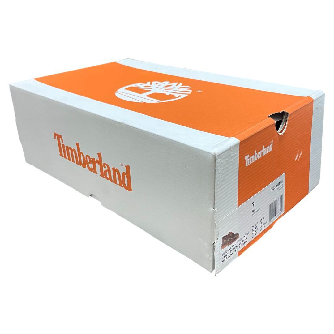 【新品】【未使用】25cm ティンバーランド 3eye モカシン ブラウン