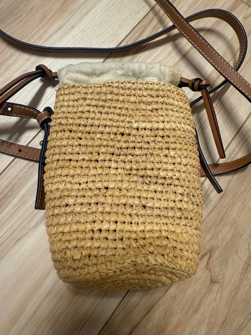 【即日配送可能】LOEWE ロエベ　かご素材ショルダーバッグ