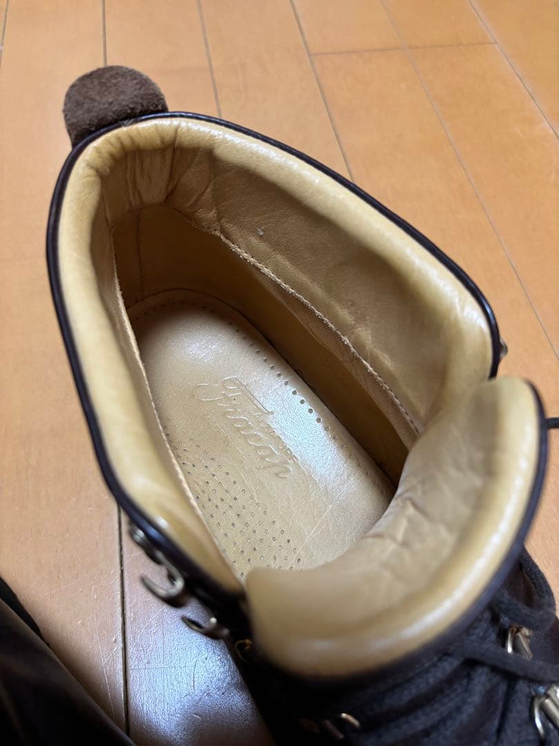 Fracap ダークブラウン ワークブーツ　マウンテンブーツ　パラブーツ