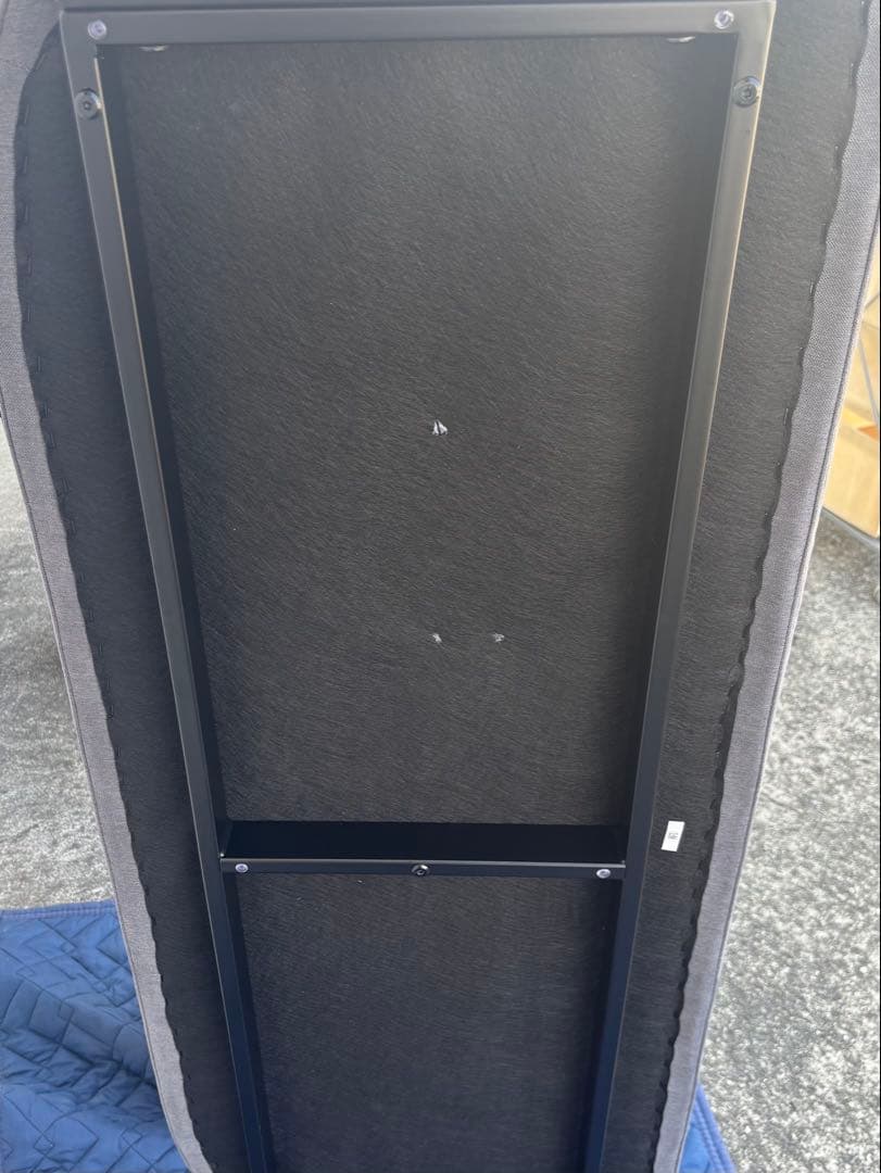 設置込★背もたれ付きダイニングベンチ★ソファ★グレー★ベンチ★ニトリ