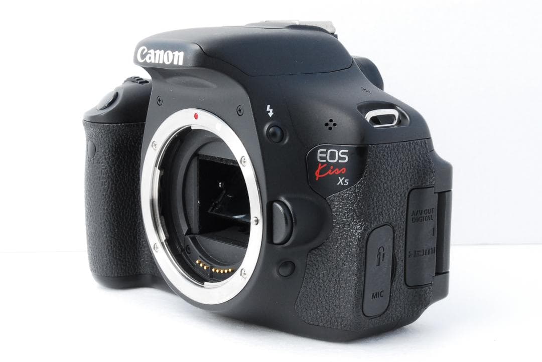 ショット数少✨ キヤノン Canon kiss x5 ダブルレンズ スマホ転送