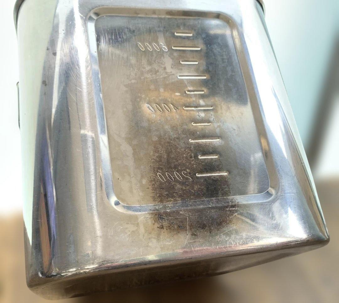 ユキワ 18-8ステンレス 角深型キッチンポット 6個セット 手・目盛・蓋付