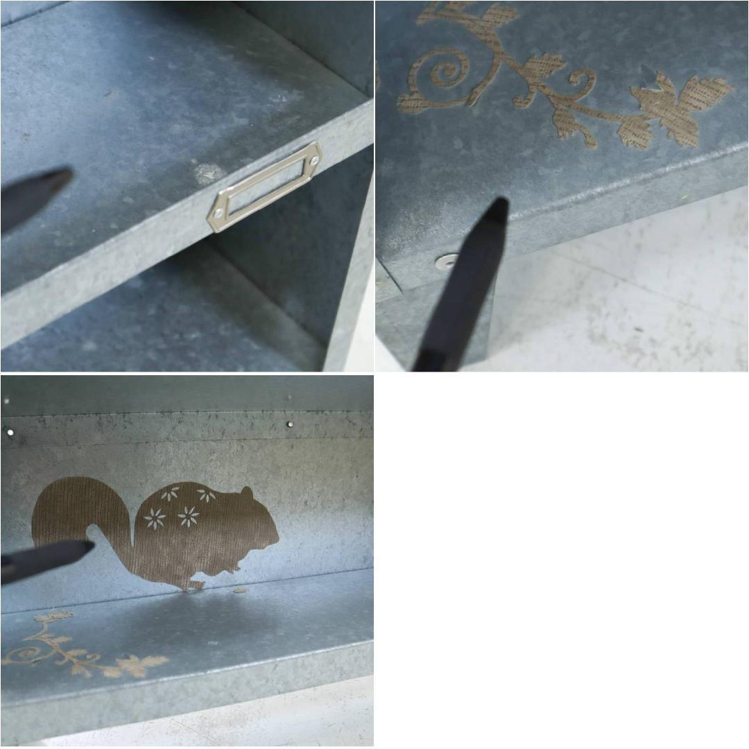 ZINCO by siarco イタリア製 アルミシェルフ ネームタグ付き