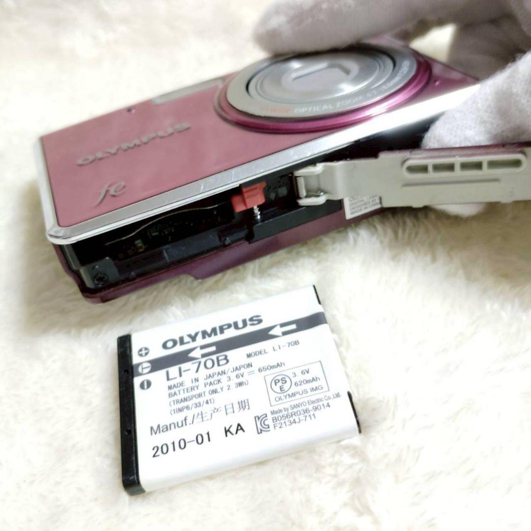 OLYMPUS FE-4020 ピンク 箱 付属品 コンデジ デジカメ