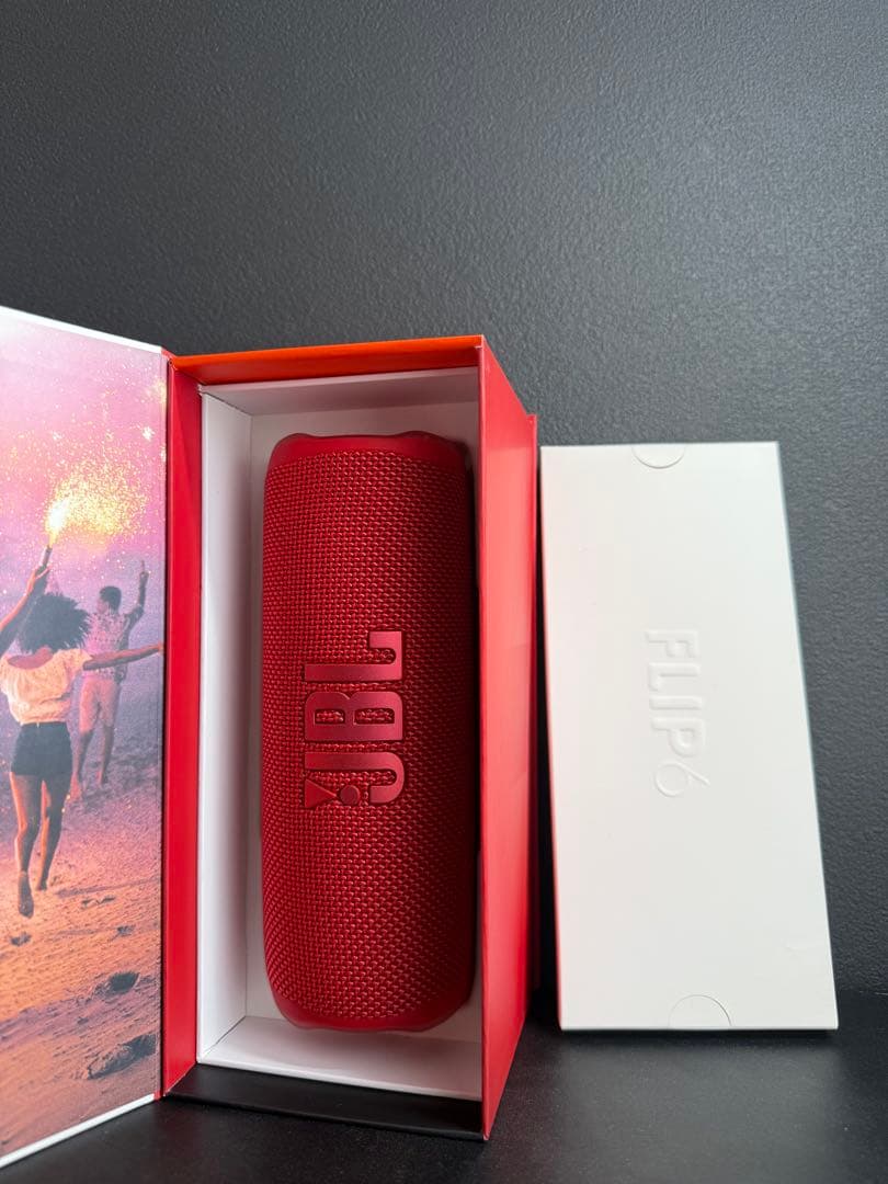 『高音質』JBL FLIP6 ワイヤレススピーカー レッド