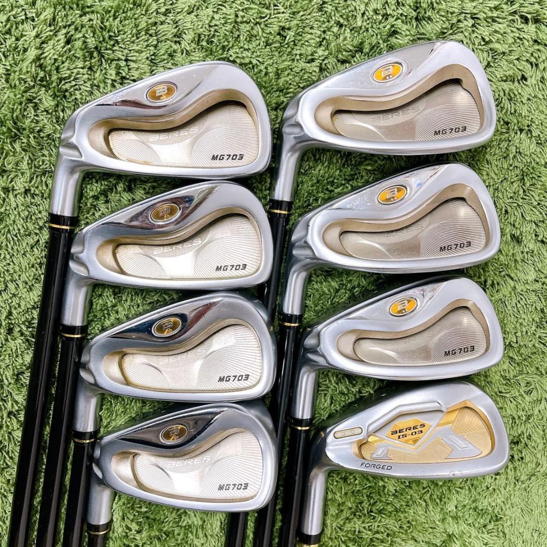 【レフティ】HONMA BERES アイアン 8本 MG703 IS-03 2星
