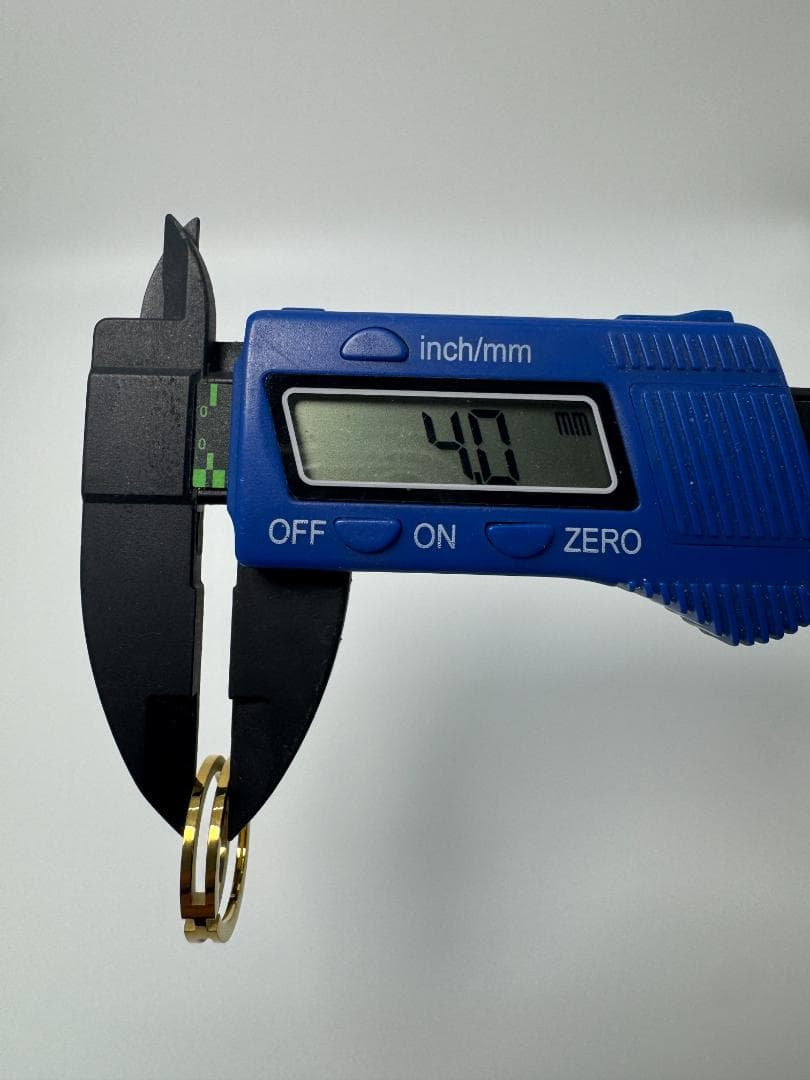 《日本製18金》K18ゴールドオープンリング モダンデザイン2.34g 9号