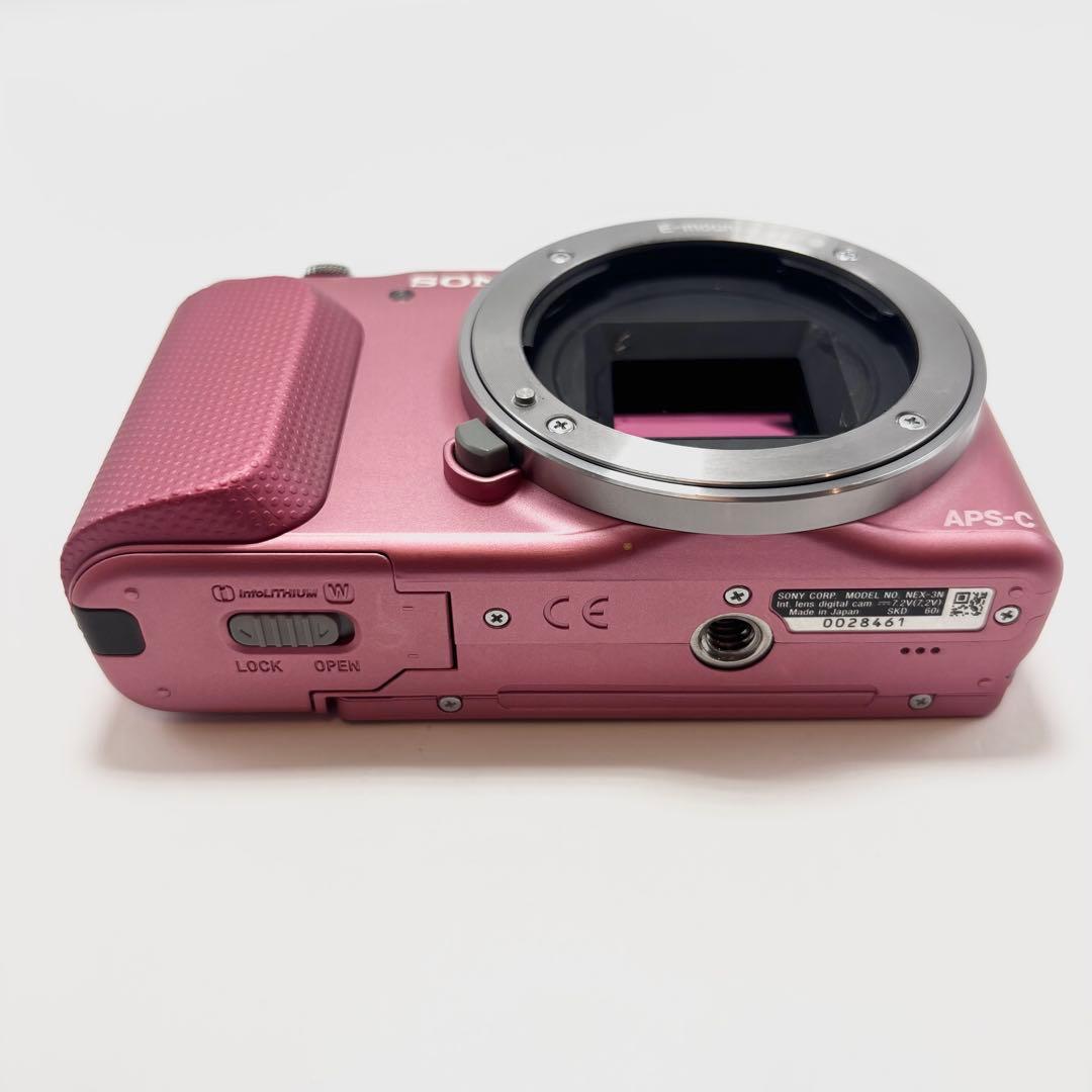 【週末限定値下げ】 SONY α NEX-3N ピンク ボディ ジャンク品