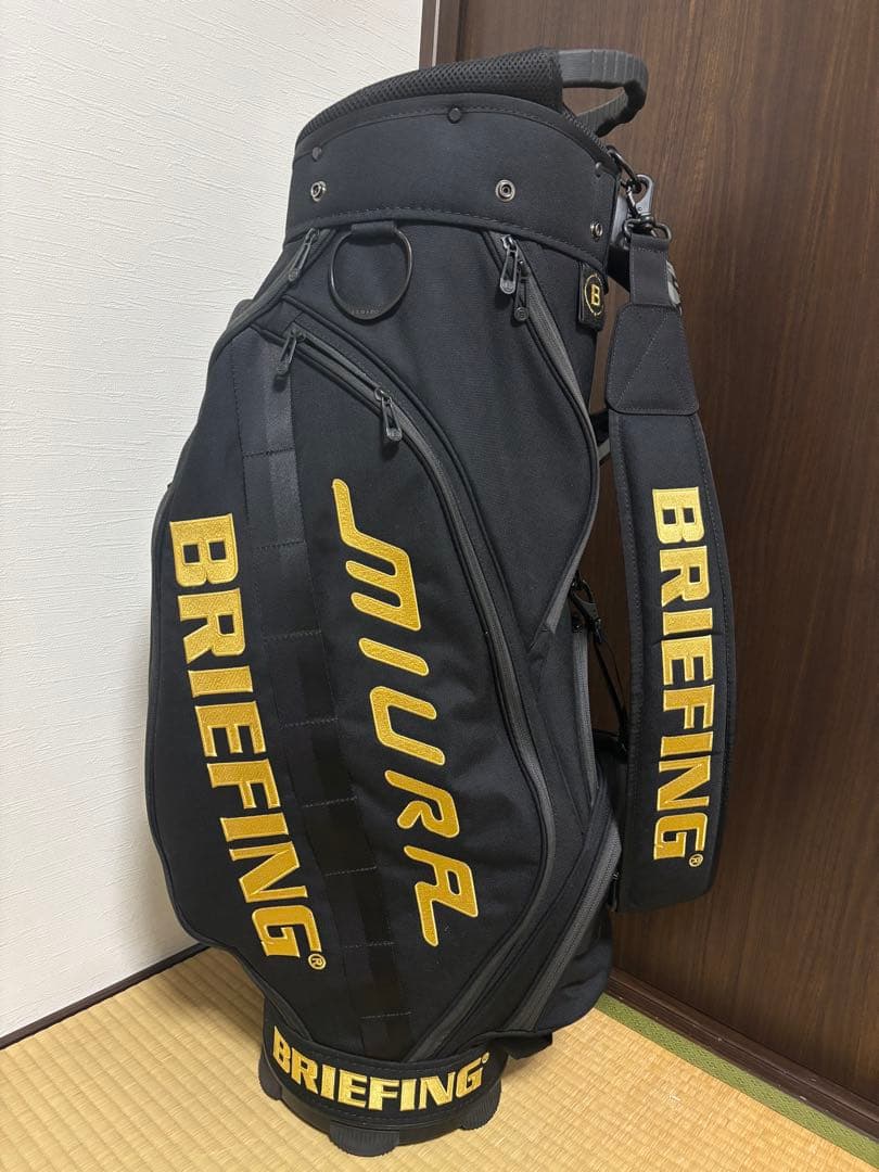 希少　ブリーフィング　三浦技研　キャディバッグ　コラボ　ゴルフバッグ　CR-05