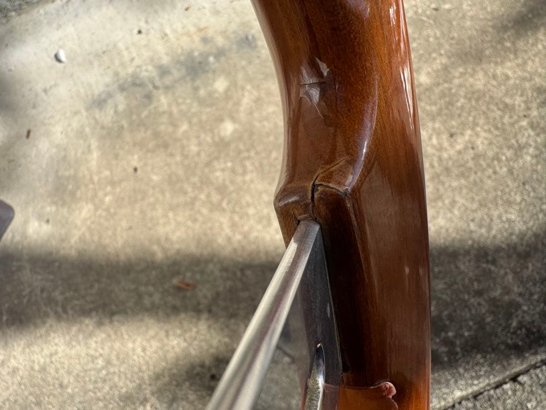 OBA ウッドステアリング 33パイ