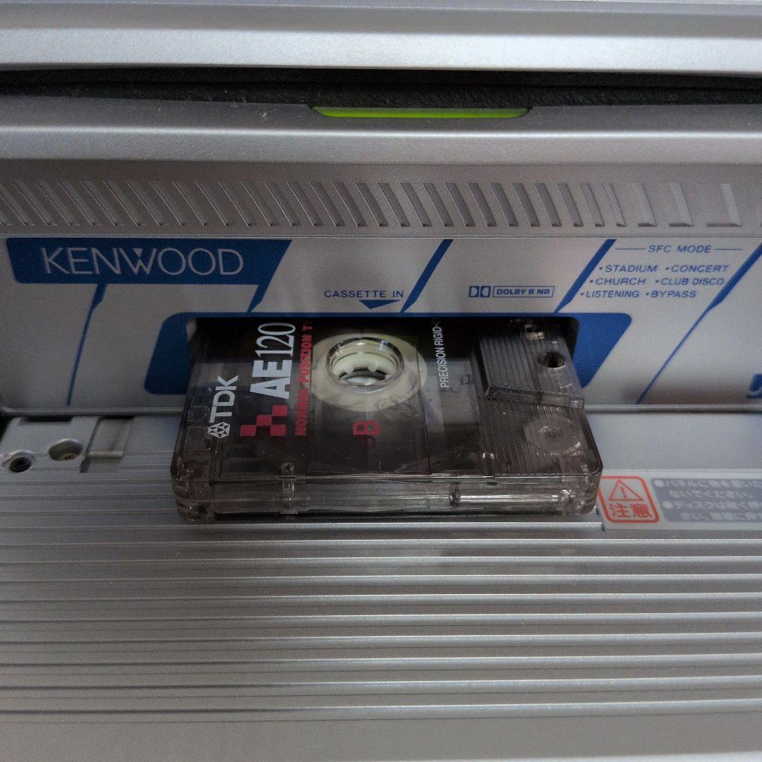 256 動作良好 ケンウッド CDカセット DPX-4100V 電源コードあり