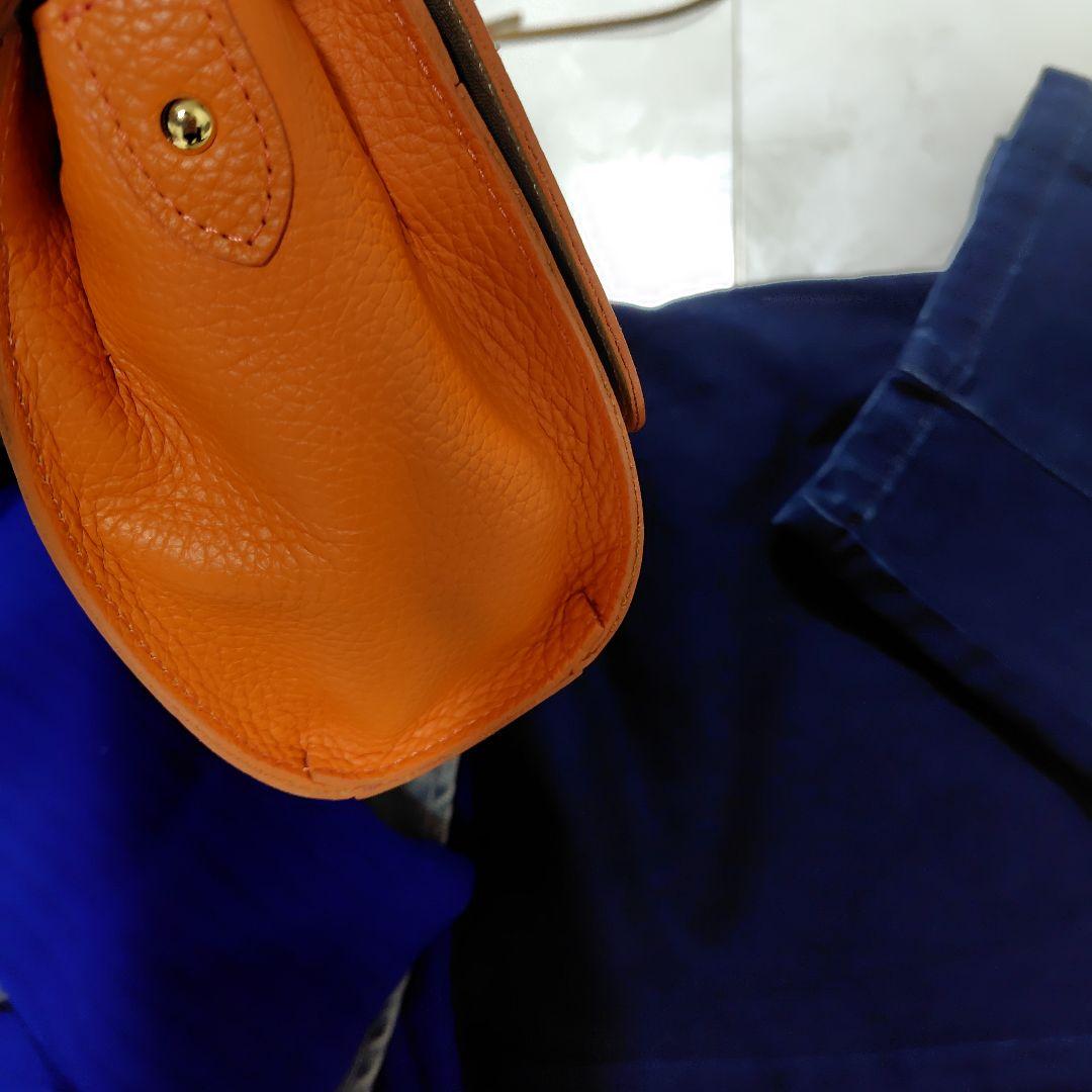 売切価格❗ADMJシュリンクレザー型押しショルダーバッグ