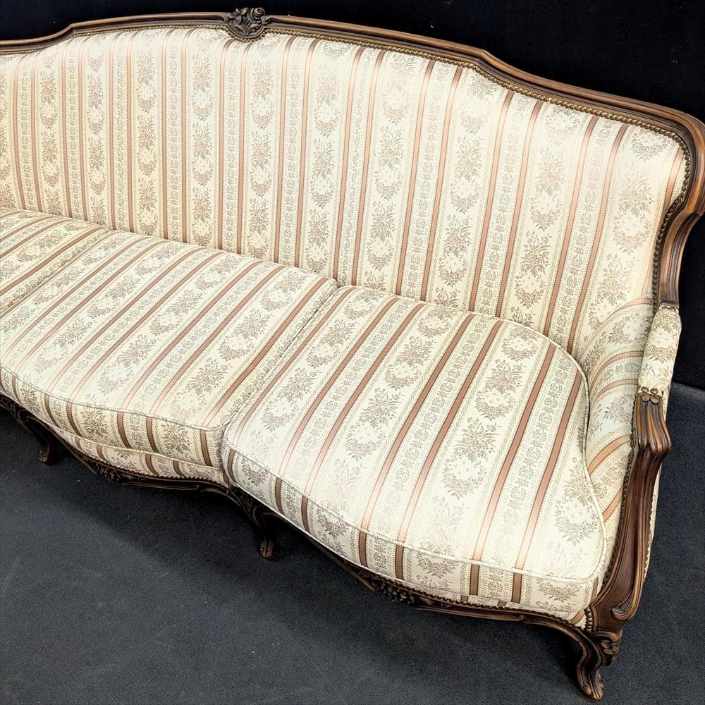 美品　ドマーニ　ルイ15世　トリプルソファ　三人掛け　3P　ロココ様式　カリモク