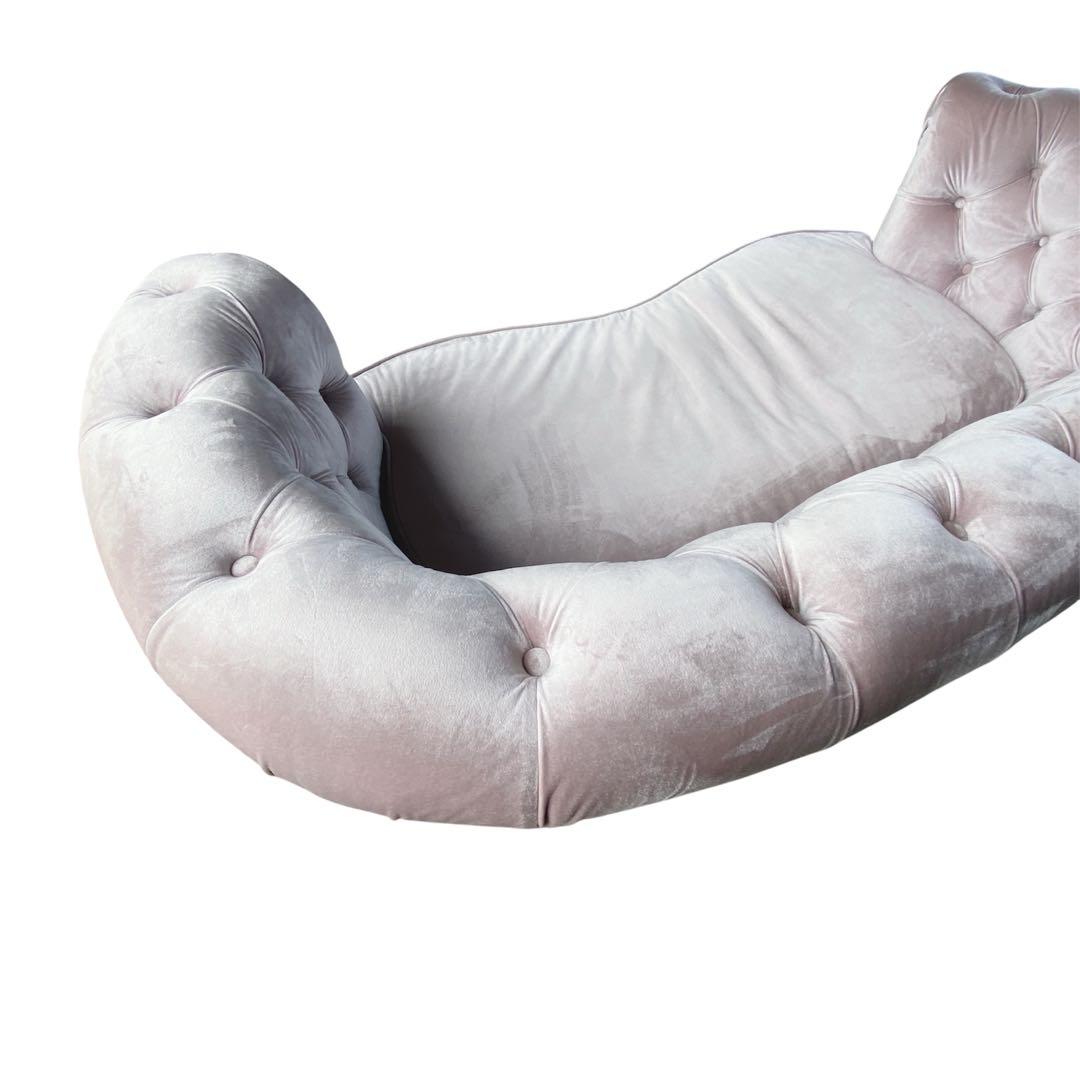 kino Classic Feve 2Pソファ ペールピンク 極美品