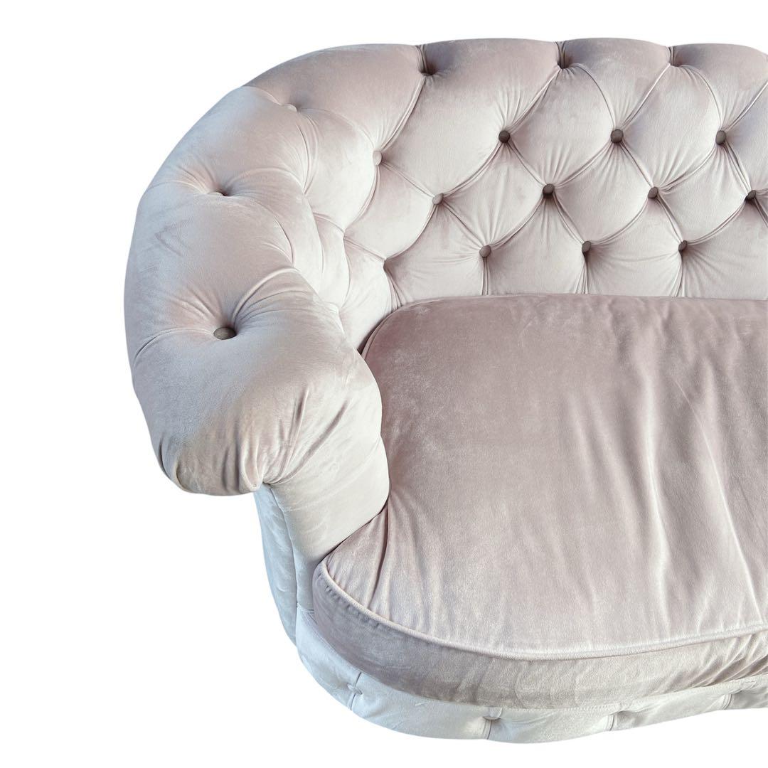 kino Classic Feve 2Pソファ ペールピンク 極美品