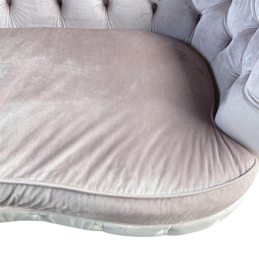 kino Classic Feve 2Pソファ ペールピンク 極美品