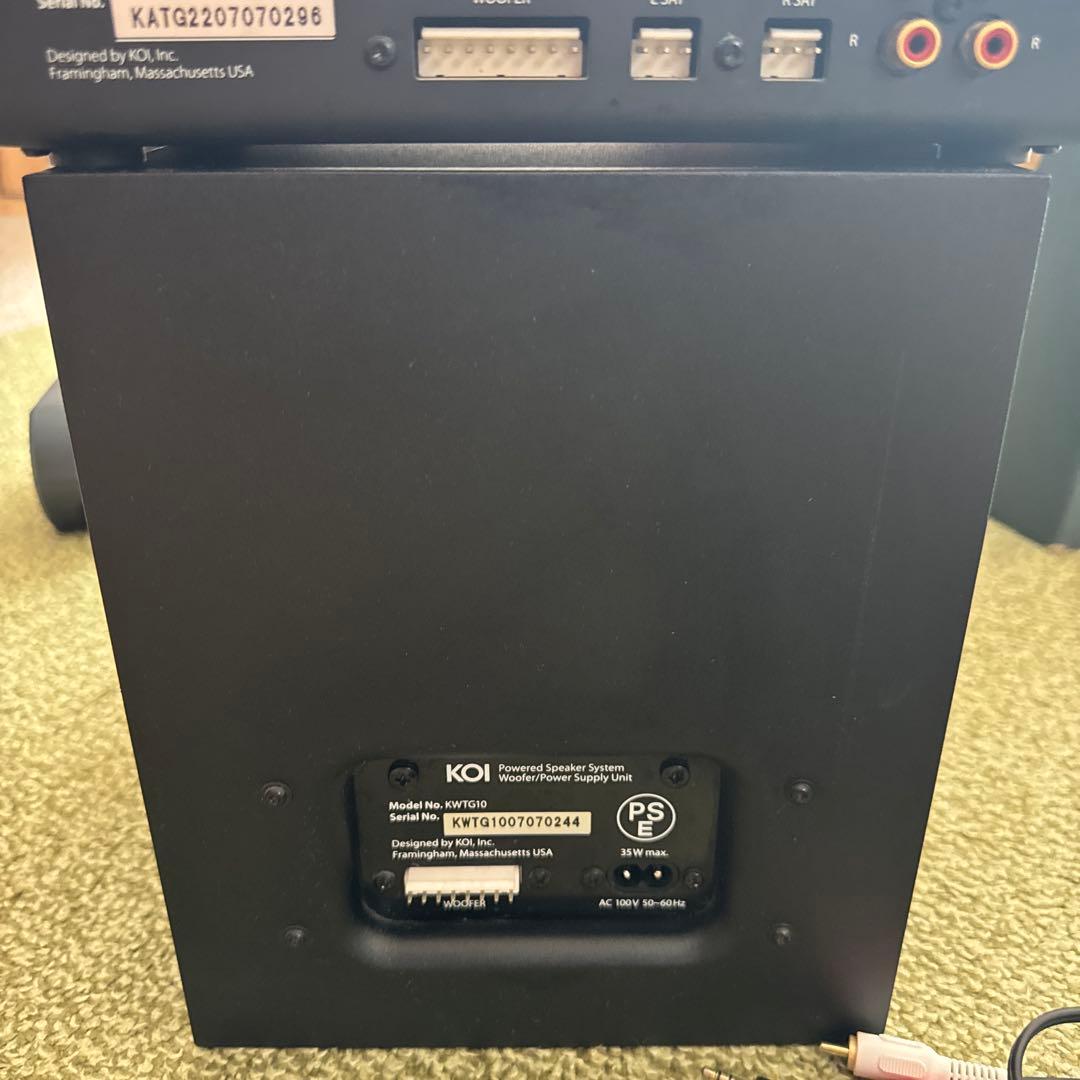 KOI TIGER パワードスピーカーシステム　　　　　　　　付属品全揃　箱有