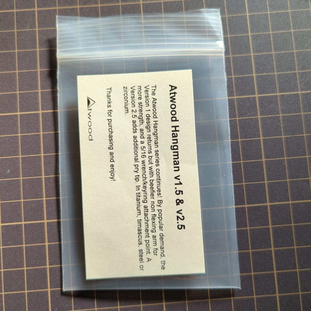 小物 Peter Atwood Timascus Hangman