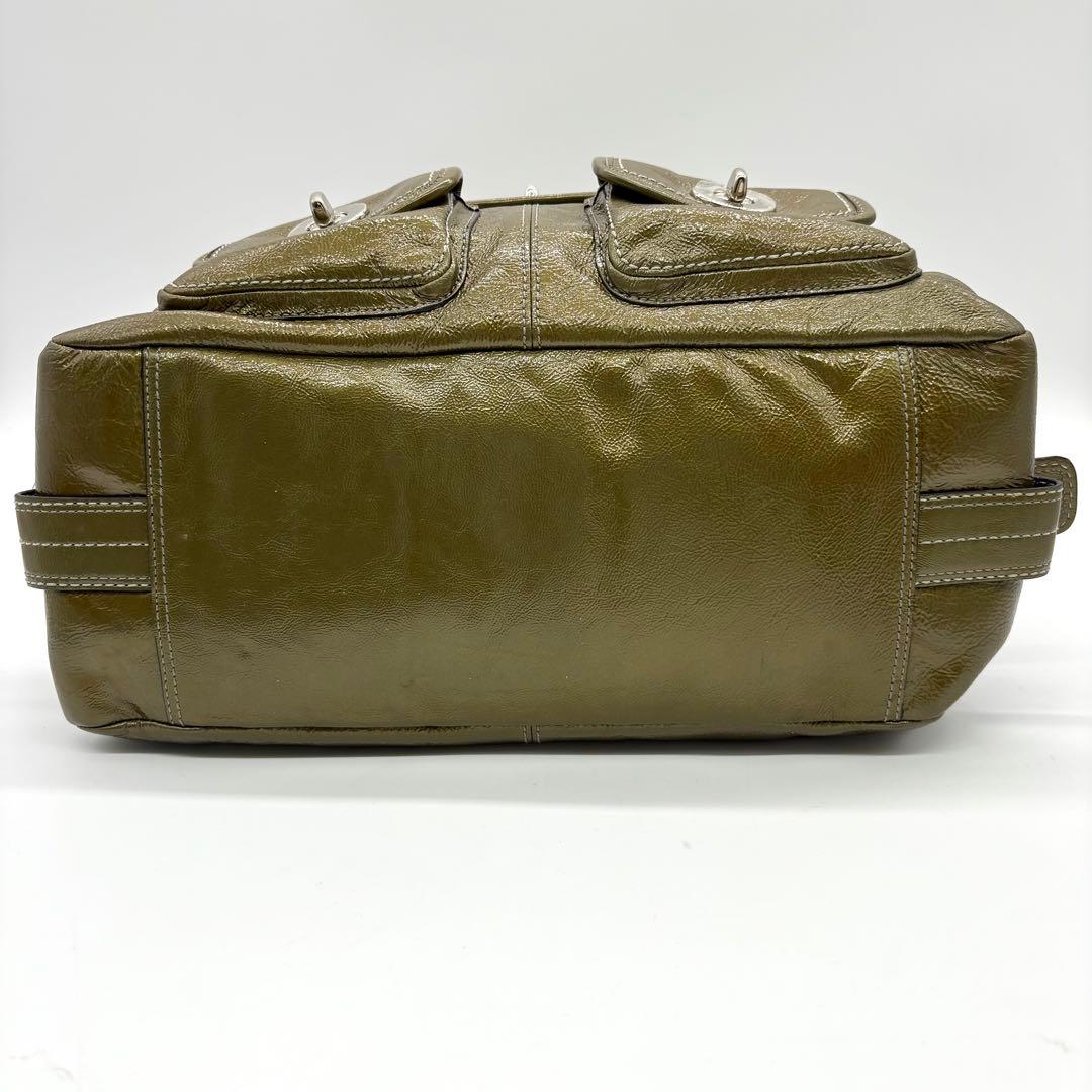 バッグ Vintage Coach Ltd Ed Peyton Legacy Green