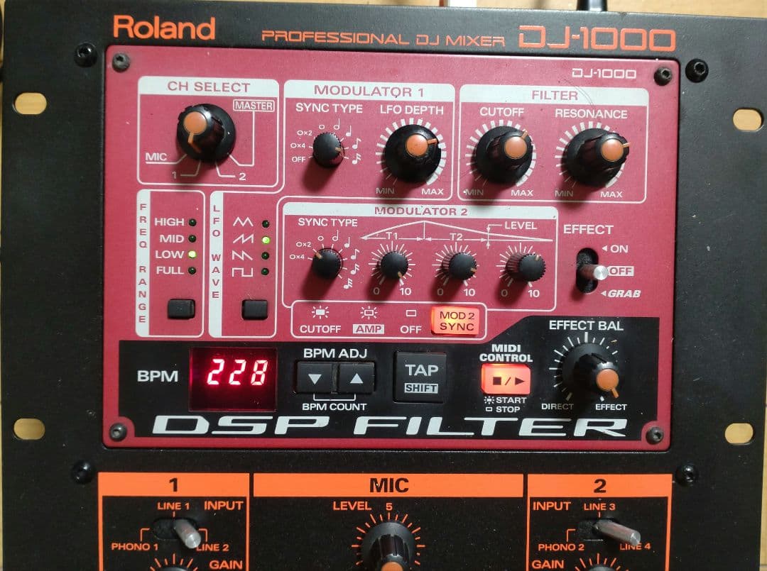 ROLAND DJ-1000 動作確認済み　送料込み　DJミキサー