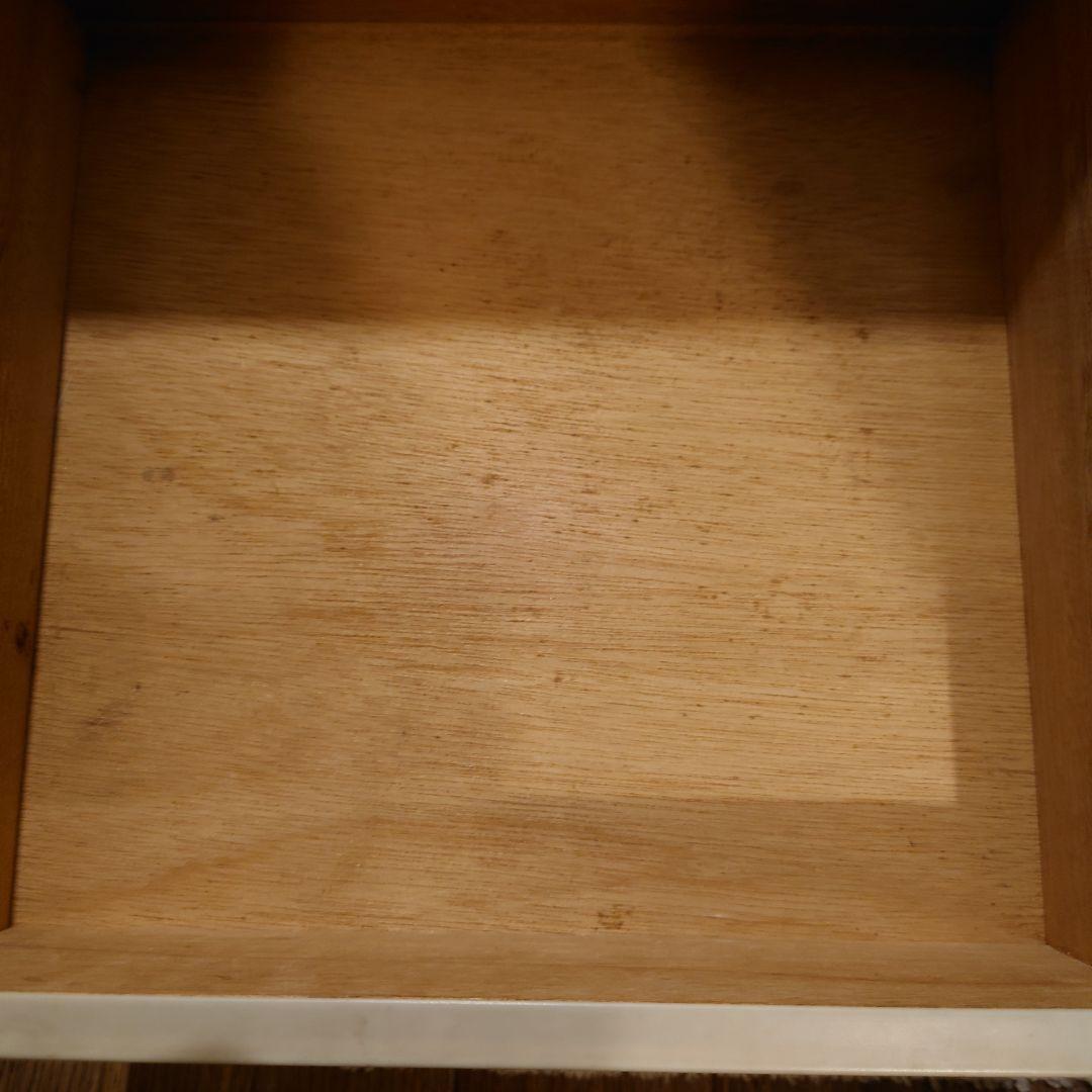 ◆昭和レトロポップ【緑色 5段チェスト】 丸型取っ手付き